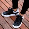 Negro talon blanco base blanca
