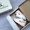 Jordan blanco naranja