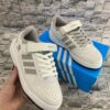 Velcro blanco gris A024