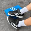 Velcro negro blanco A025